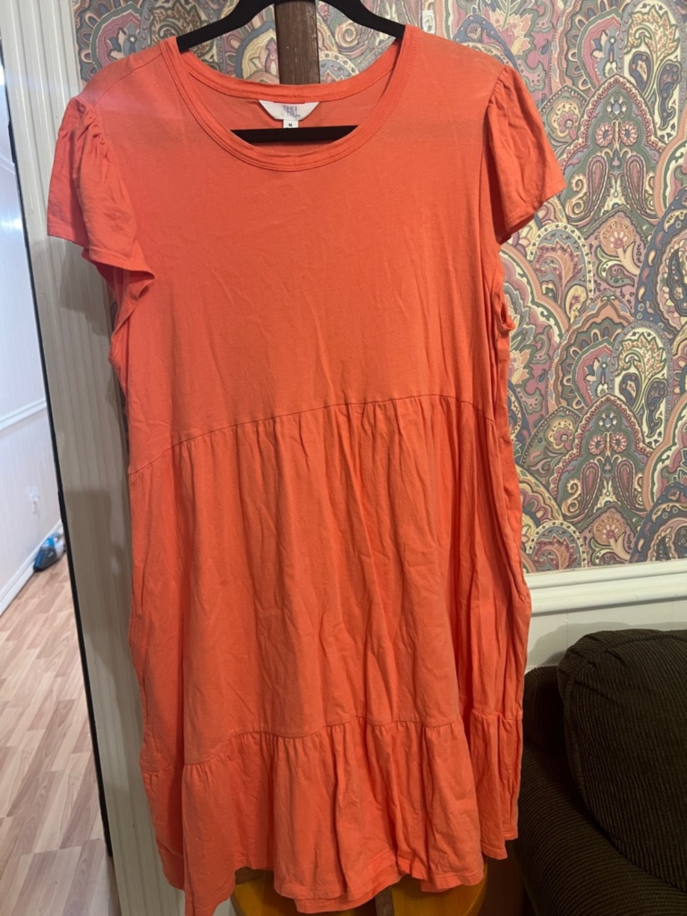 Time and Tru Coral Dress with pockets
